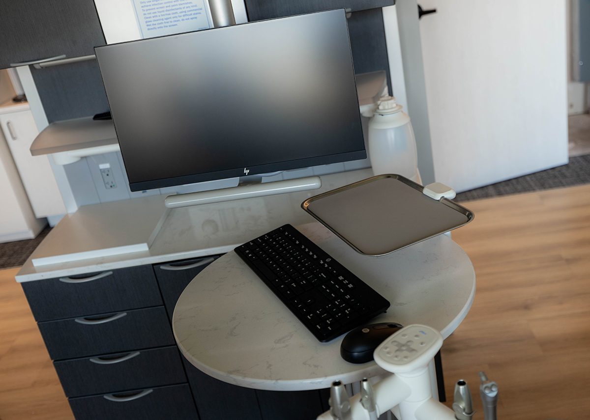 Grimes Dental Group computer area