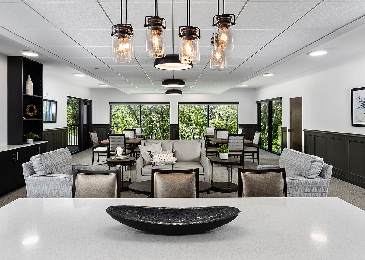 Crossing Commons Living Dining Area