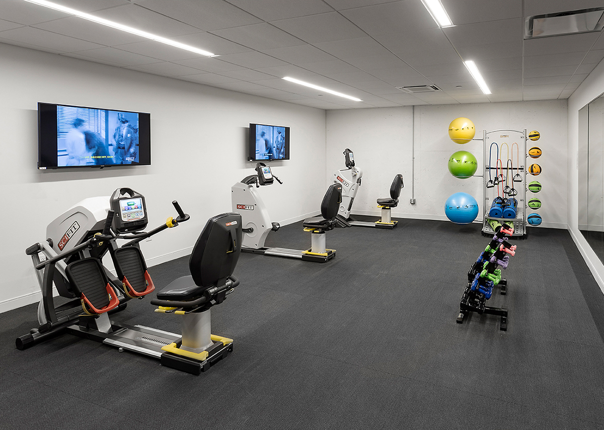 Crossing Commons workout area